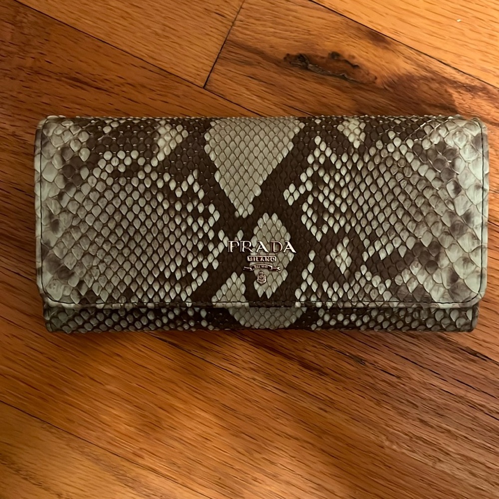 New Prada python wallet